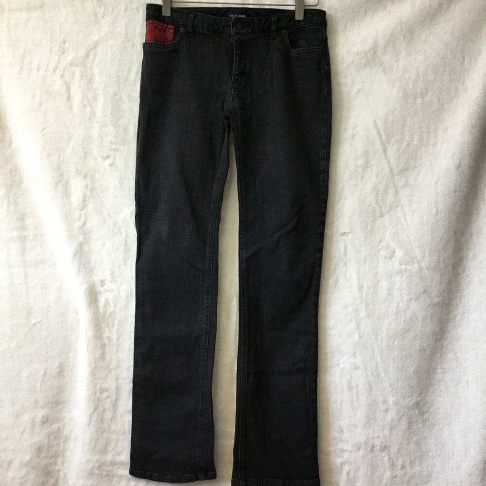 Ralph Lauren Girl Black Straight Leg Jeans